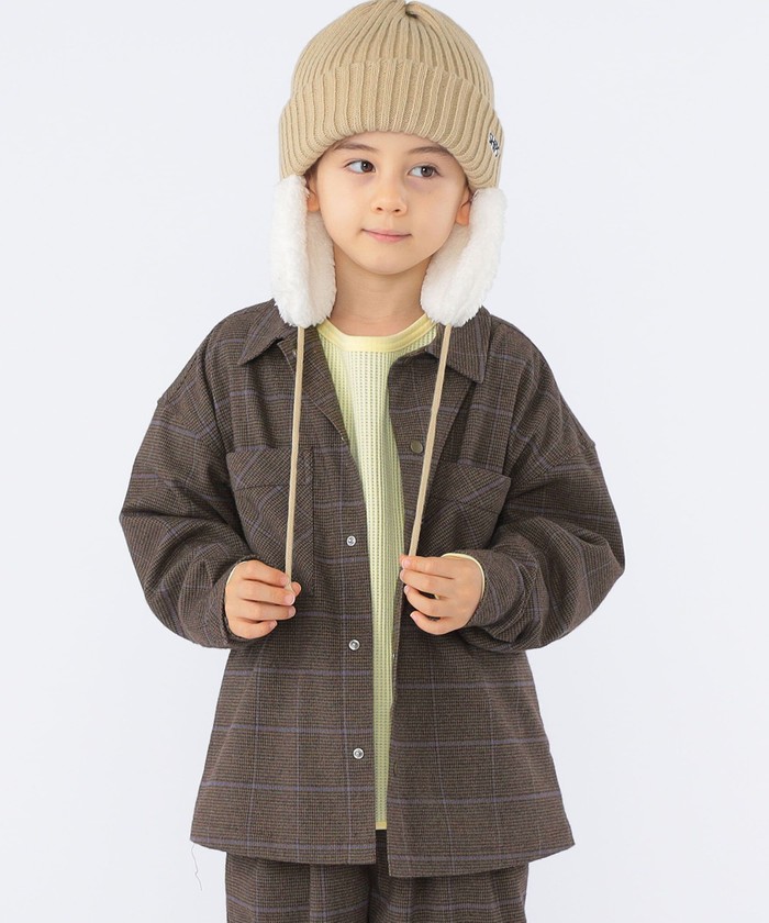 セール】SHIPS KIDS:100～130cm / チェック シャツ アウター(505489413