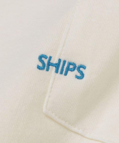 SHIPS MEN(シップス　メン)/*SHIPS: マイクロ SHIPSロゴ オーバーダイ ポケット Tシャツ/img43