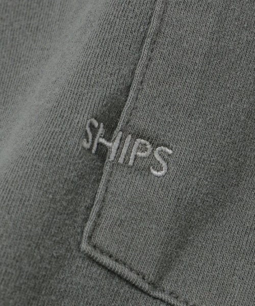 SHIPS MEN(シップス　メン)/*SHIPS: マイクロ SHIPSロゴ オーバーダイ ポケット Tシャツ/img45