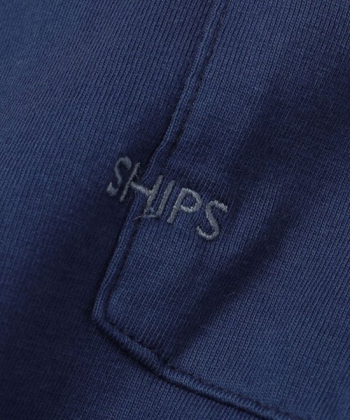 SHIPS MEN(シップス　メン)/*SHIPS: マイクロ SHIPSロゴ オーバーダイ ポケット Tシャツ/img49