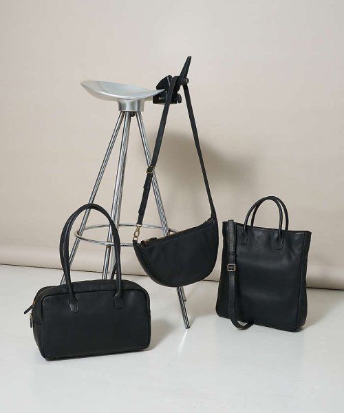 レザーミニボストンバッグ 