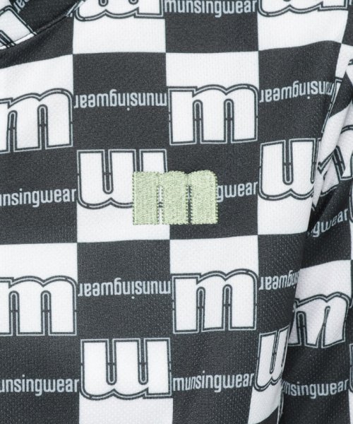 Munsingwear(マンシングウェア)/【ENVOY】motion3Dチェッカーフラッグmロゴプリントハーフジップ長袖シャツ【アウトレット】/img13
