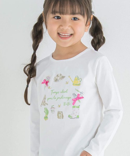 BeBe(ベベ)/ガーデニングプリントTシャツ(90~150cm)/img02