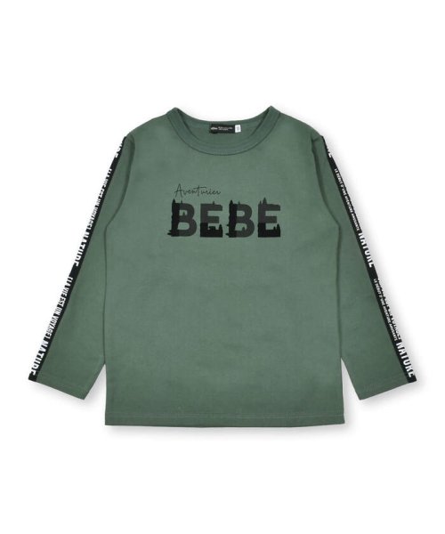 BeBe(ベベ)/フロッキープリントロゴTシャツ(80~150cm)/img12