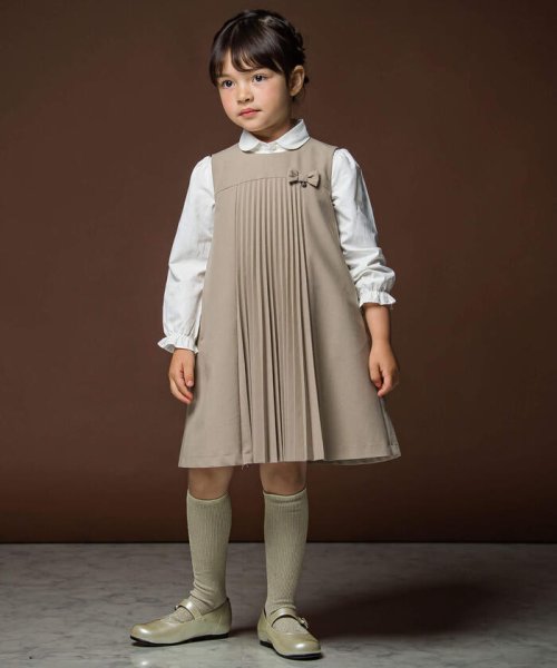 Tartine et Chocolat(タルティーヌ・エ・ショコラ)/トロプリーツジャンパースカート(90~140cm)/img05