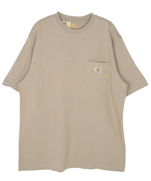 JIGGYS SHOP(ジギーズショップ)/Carhartt(カーハート) ポケット Tシャツ / Tシャツ メンズ ティーシャツ 半袖 クルーネック ビッグシルエット ビッグ/img16
