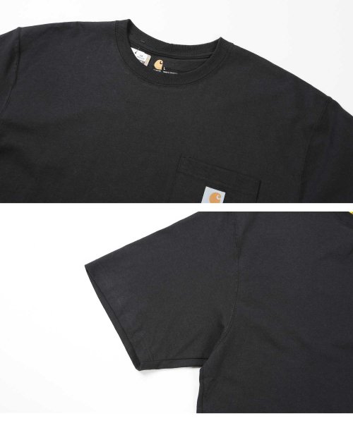 JIGGYS SHOP(ジギーズショップ)/Carhartt(カーハート) ポケット Tシャツ / Tシャツ メンズ ティーシャツ 半袖 クルーネック ビッグシルエット ビッグ/img38