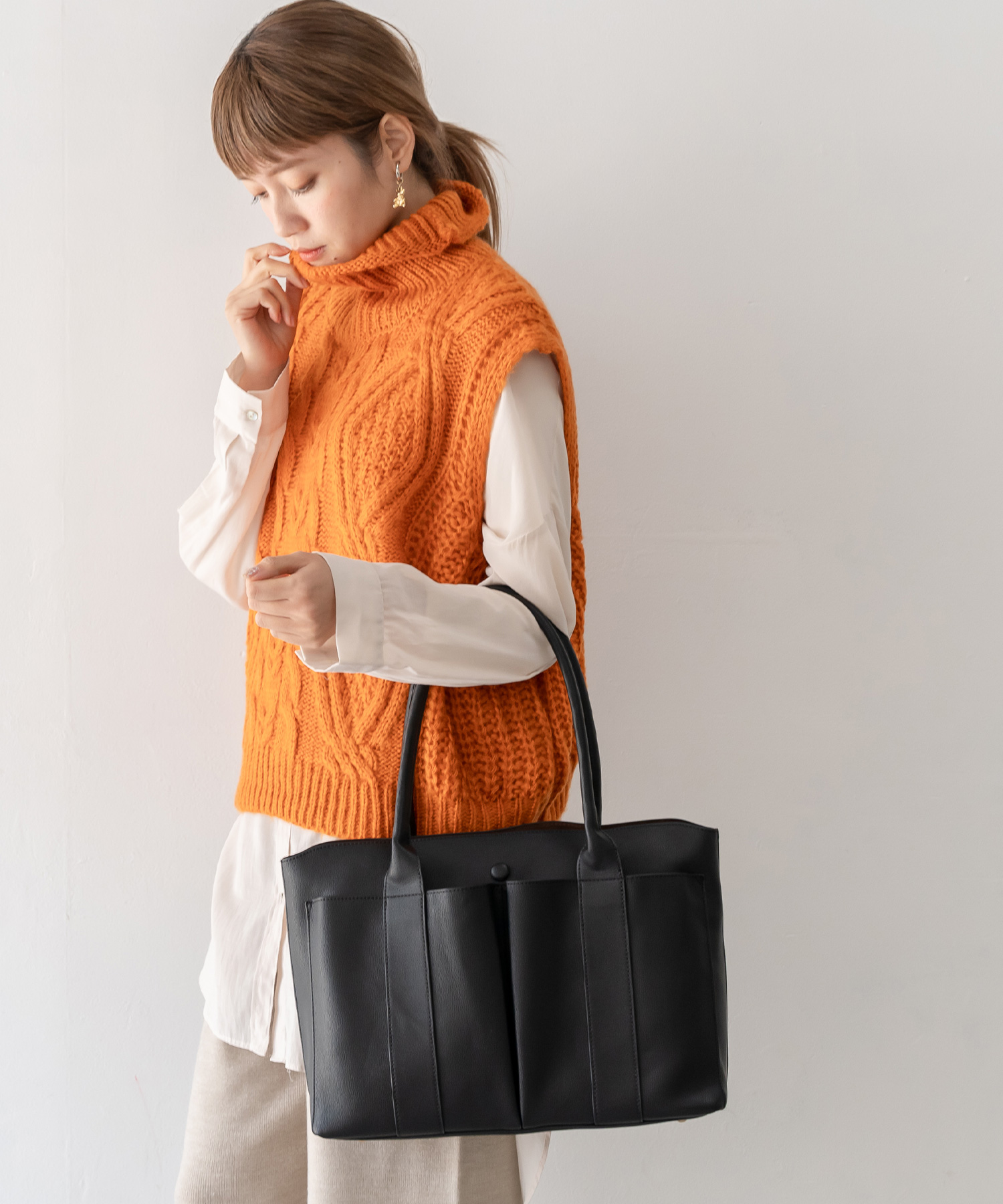 DIESEL Boston bag レザー切替 多ポケット 大容量