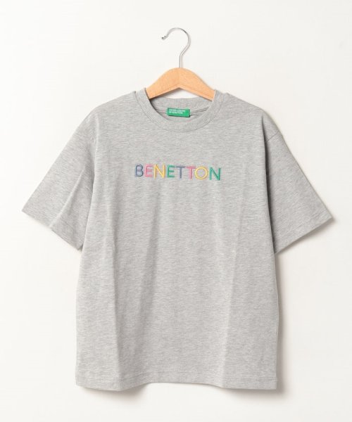 BENETTON (UNITED COLORS OF BENETTON BOYS)(ユナイテッド　カラーズ　オブ　ベネトン　ボーイズ)/キッズカラフルロゴ刺繍半袖Tシャツ・カットソーB/img05