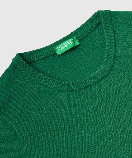 BENETTON (mens)(ベネトン（メンズ）)/ヴァージンウール100％クルーネックニット・セーター/img25