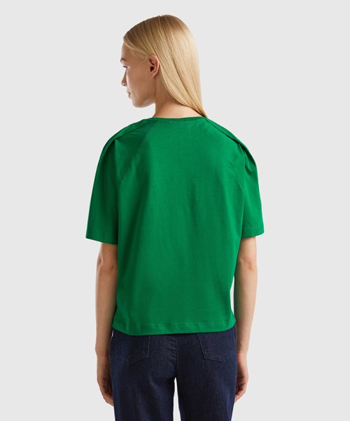 BENETTON (women)(ベネトン（レディース）)/センタープリーツラグランスリーブ半袖Tシャツ・カットソー/img19