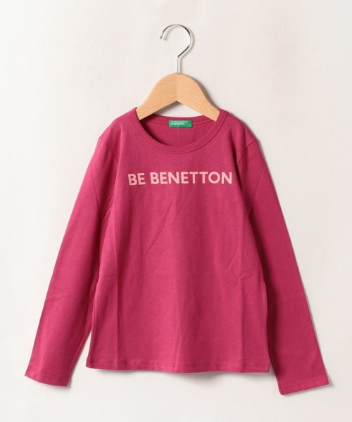 BENETTON (UNITED COLORS OF BENETTON GIRLS)(ユナイテッド　カラーズ　オブ　ベネトン　ガールズ)/キッズベーシックロゴプリント長袖Tシャツ・カットソーG/img09