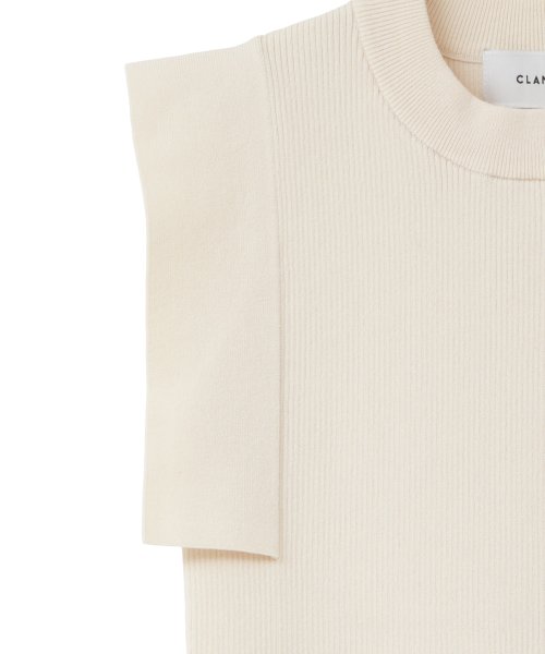 CLANE(クラネ)/SQUARE SLEEVE KNIT TOPS/img04