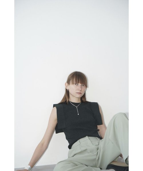 CLANE(クラネ)/SQUARE SLEEVE KNIT TOPS/img22