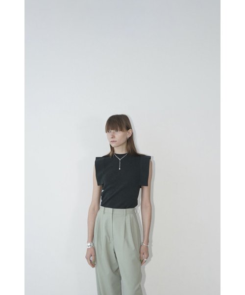 CLANE(クラネ)/SQUARE SLEEVE KNIT TOPS/img23