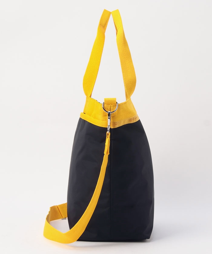 LG BUCKET TOTEディープネイビーブルー/オレンジ(505470646