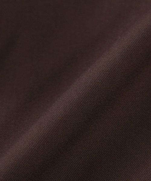 【ドラマ着用商品】ボックスクロップドジャケット 裏地 表地 ブラウン