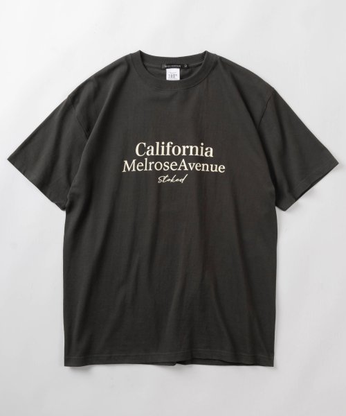 make a ray(make a ray)/【make a ray！別注】シンプル カレッジロゴ California/Charmant プリントTシャツ/半袖T/ビッグシルエット/img53