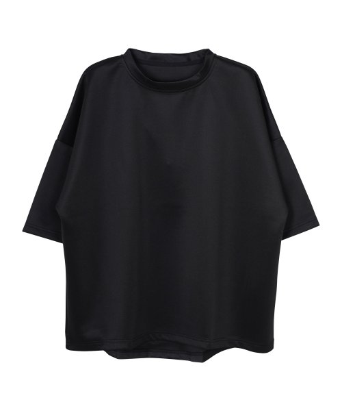JIGGYS SHOP(ジギーズショップ)/ワイドシルエットポンチTシャツ / Tシャツ メンズ ティーシャツ 半袖 カットソー トップス クルーネック ポンチ ゆったり/img02