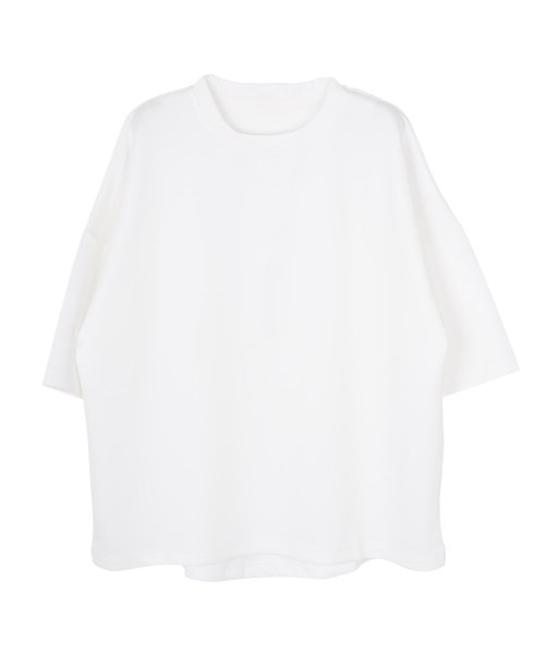 JIGGYS SHOP(ジギーズショップ)/ワイドシルエットポンチTシャツ / Tシャツ メンズ ティーシャツ 半袖 カットソー トップス クルーネック ポンチ ゆったり/img04