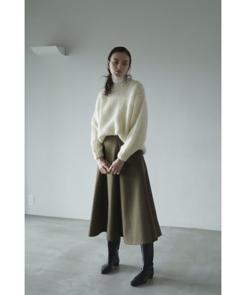 CLANE(クラネ)/HALF SHEER LOOSE MOHAIR KNIT TOPS/img05