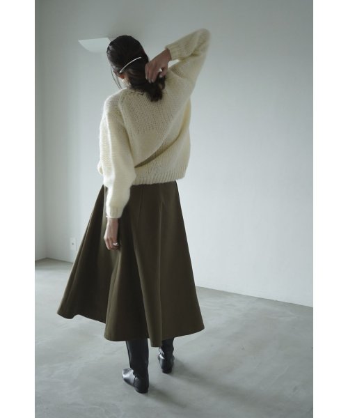 CLANE(クラネ)/HALF SHEER LOOSE MOHAIR KNIT TOPS/img07