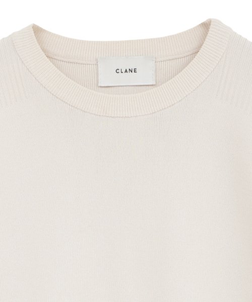 CLANE(クラネ)/BASIC COMPACT KNIT TOPS/img12