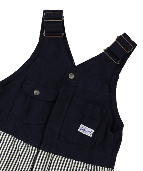 デニムダンガリー DENIM DUNGAREE ヒッコリー オーバーオール 