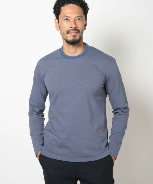 Men's Bigi(メンズビギ)/【ACTIVE TAYLOR】シルケットスムースクルーネックロングTシャツ/img10