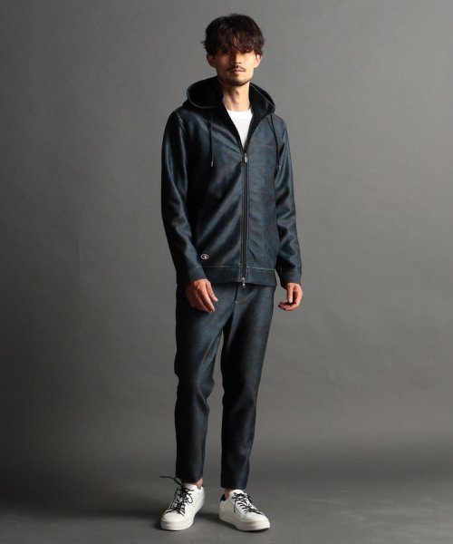 【NICOLE SPORTS】総柄ムラプリントダンボールパーカー NICOLE SPORTS