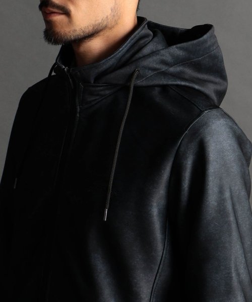 【NICOLE SPORTS】総柄ムラプリントダンボールパーカー NICOLE SPORTS