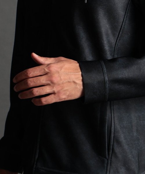 【NICOLE SPORTS】総柄ムラプリントダンボールパーカー NICOLE SPORTS