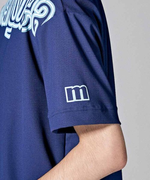Munsingwear(マンシングウェア)/【ENVOY】吸汗速乾ネオンロゴオーバーサイズモックネック半袖シャツ【アウトレット】/img08