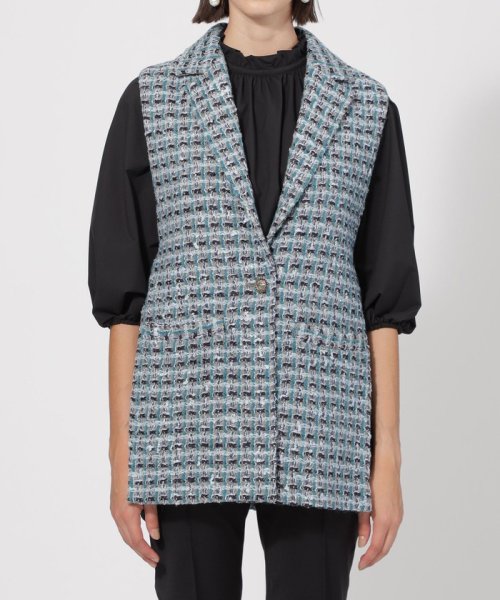 【EPOCA STORIA】リングファンシーツィード　ジレ《WEB＆EPOCA THE SHOP店舗限定》 EPOCA STORIA THE