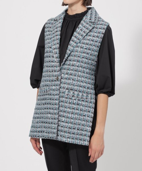 【EPOCA STORIA】リングファンシーツィード　ジレ《WEB＆EPOCA THE SHOP店舗限定》 EPOCA STORIA THE