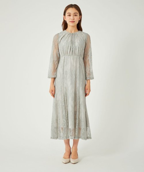 レース ウエスト ギャザー ワンピース ウエスト ギャザー レース ワンピース I1388321033 (10725円)