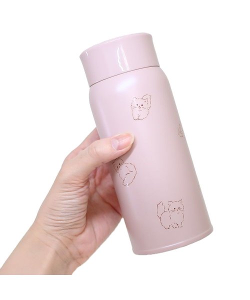  ミリミリ milimili 保温保冷水筒 ステンレスボトル 350ml ネコ クーリア ランチ雑貨 かわいい グッズ