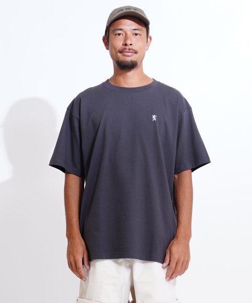 GIORDANO(ジョルダーノ)/6.2oz スモールライオン刺繍Tシャツ/img15