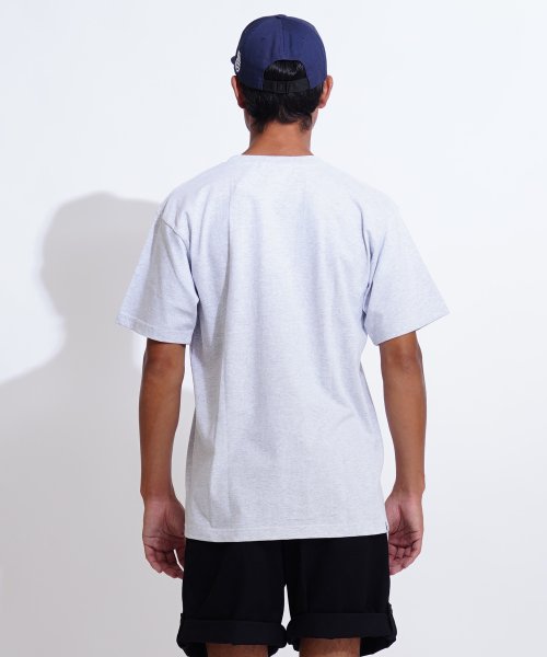 GIORDANO(ジョルダーノ)/6.2oz スモールライオン刺繍Tシャツ/img20