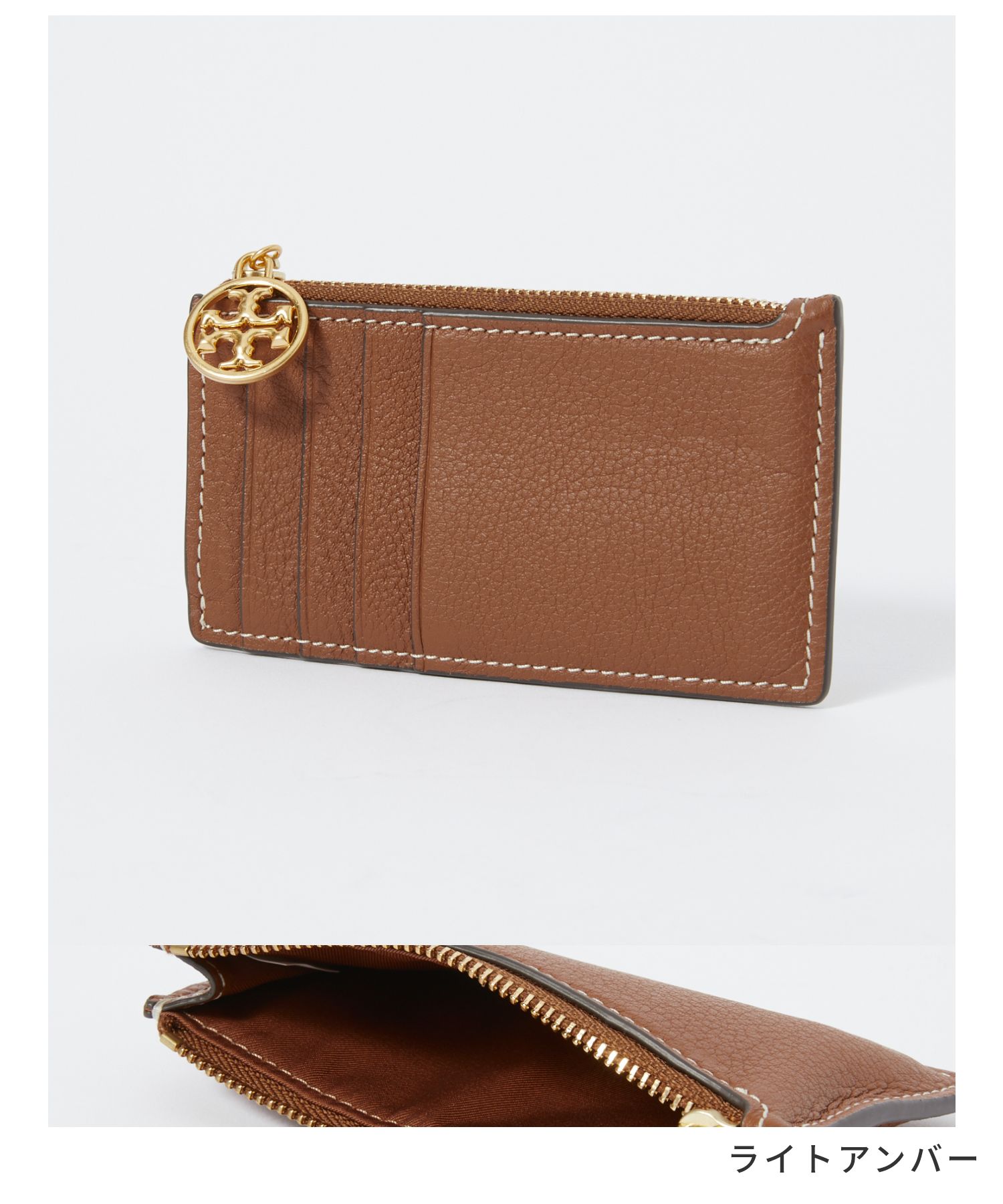 トリーバーチ TORY BURCH 134554 カードケース レディース ミラー カードホルダー レザー ビジネス パスケース コンパクト  Miller To