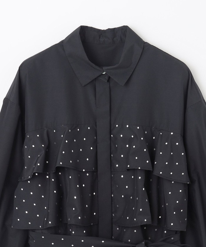 箔ドットシャツドレス(505494590)｜阪急百貨店公式通販サイト｜阪急