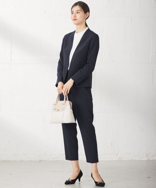 【セットアップ可】セレモニーダブルクロス カラーレスジャケット セットアップ可 セレモニーダブルクロス