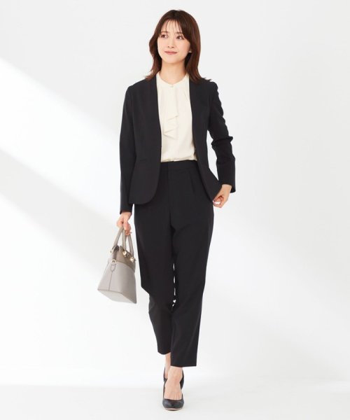 【セットアップ可】セレモニーダブルクロス カラーレスジャケット セットアップ可 セレモニーダブルクロス