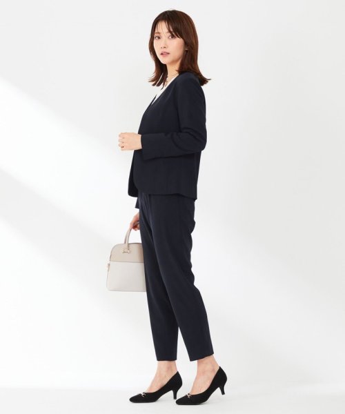 【セットアップ可】セレモニーダブルクロス カラーレスジャケット セットアップ可 セレモニーダブルクロス