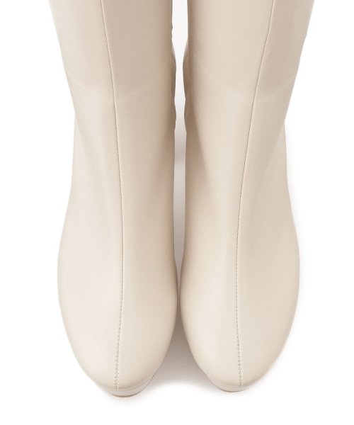 厚底ラク盛りヒールストレッチロングブーツ 