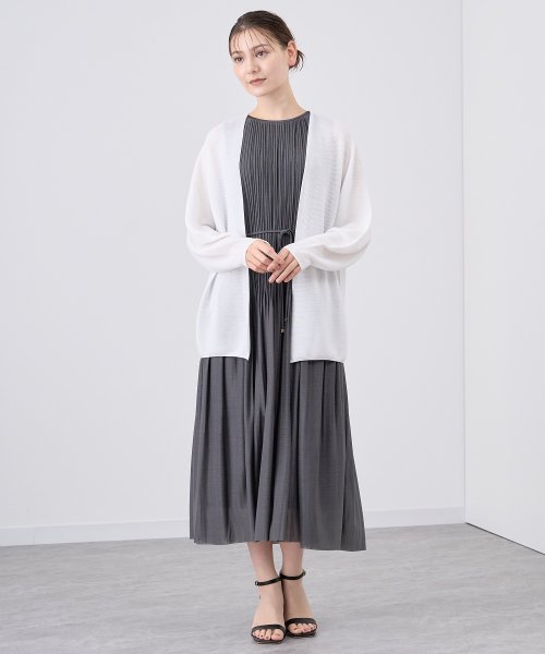 ソフトジャージープリーツ ワンピース あり 着用サイズ