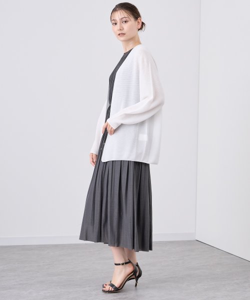 ソフトジャージープリーツ ワンピース あり 着用サイズ