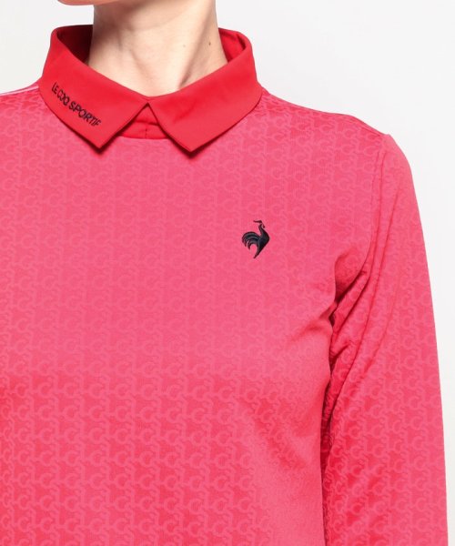 le coq sportif GOLF (ルコックスポルティフ（ゴルフ）)/変形襟ジャガードシャツ【アウトレット】/img21