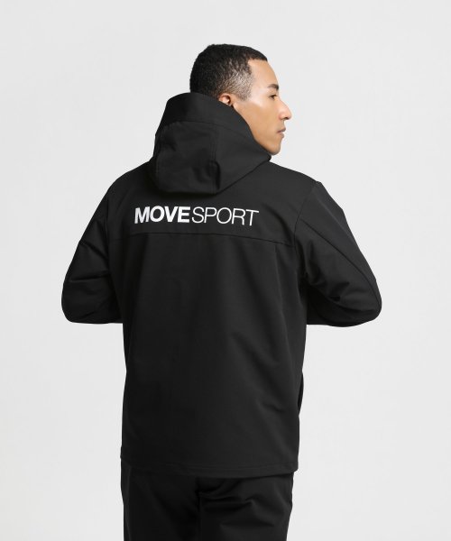 MOVESPORT(ムーブスポーツ)/HEATNAVI ソフトシェル バックロゴ フルジップフーディー/img11