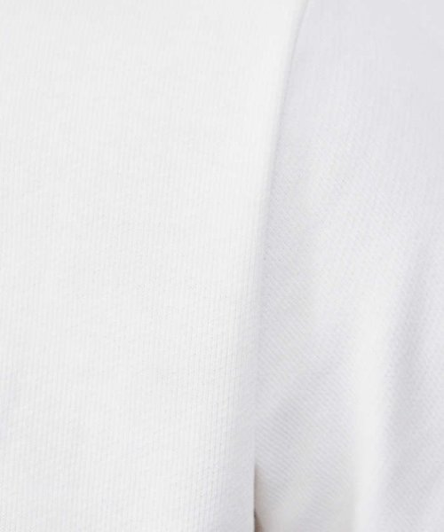 5351POURLESHOMMES(5351POURLESHOMMES)/異素材スリットカラー 半袖Tシャツ/img08